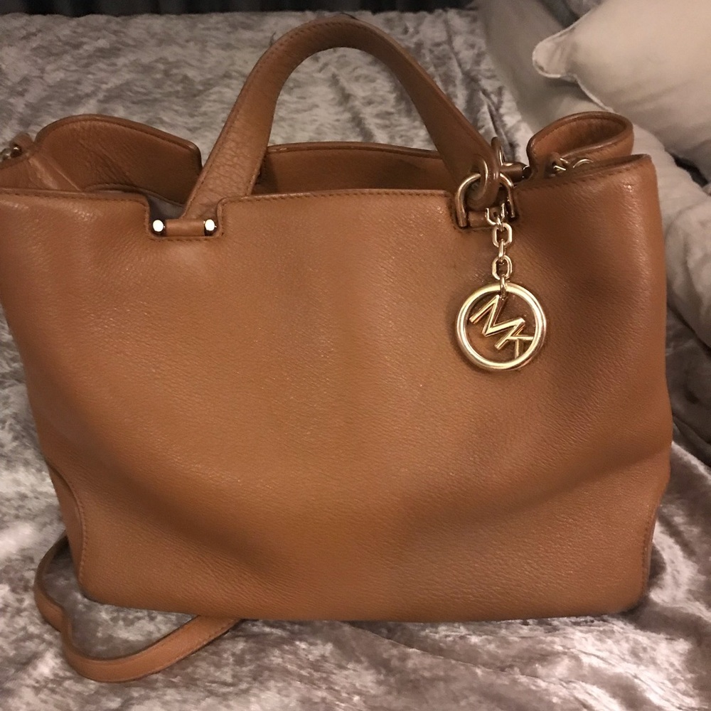 Used condition camel MK purse
